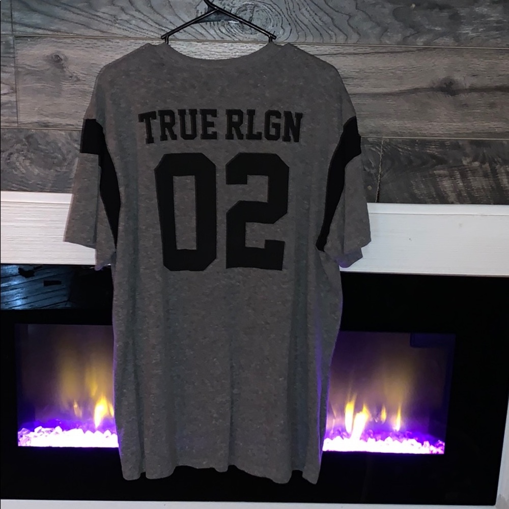 True Religion “Varsity” Themed T Shirt - Picture 2 of 3